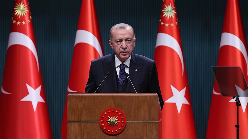 Cumhurbakan Erdoan ehit polis Ceylan n ailesine basal mesaj gnderdi