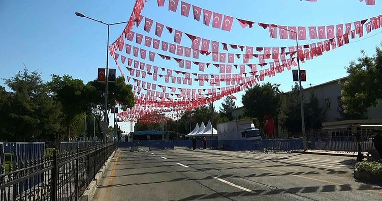 Diyarbakr'da tm hazrlklar tamamland! Recep Tayyip Erdoan Diyarbakr'da