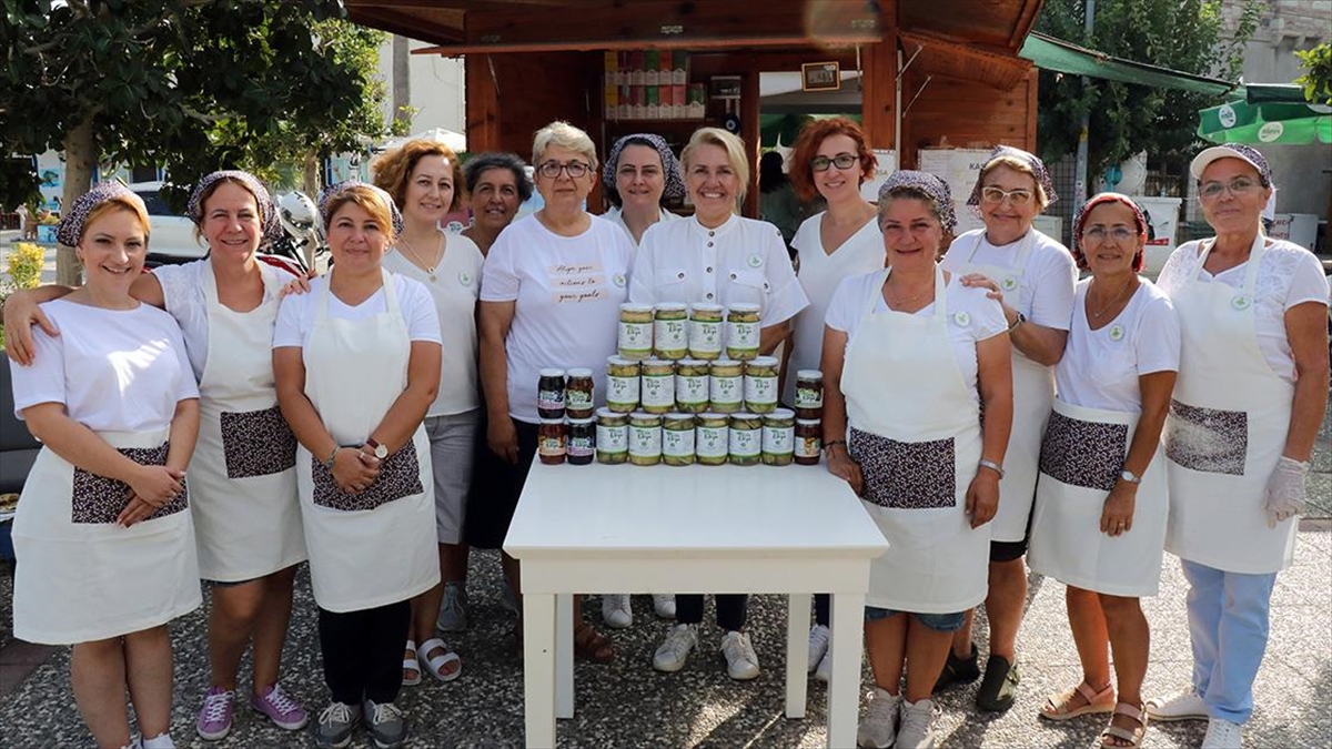 Urla'daki kadn kooperatifi ilk ihracatn yapt